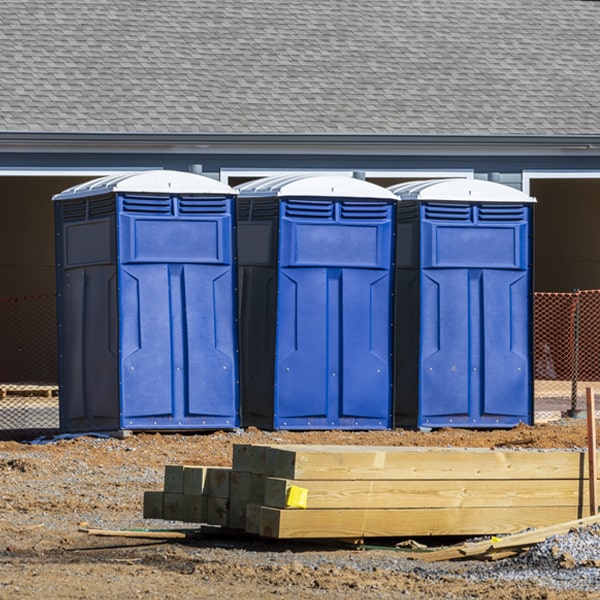 how do you dispose of waste after the portable restrooms have been emptied in Barnett